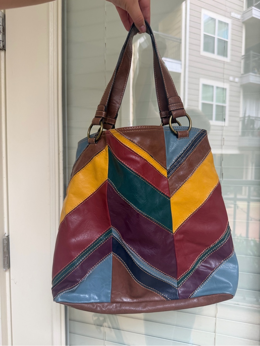 Axcess patchwork bag